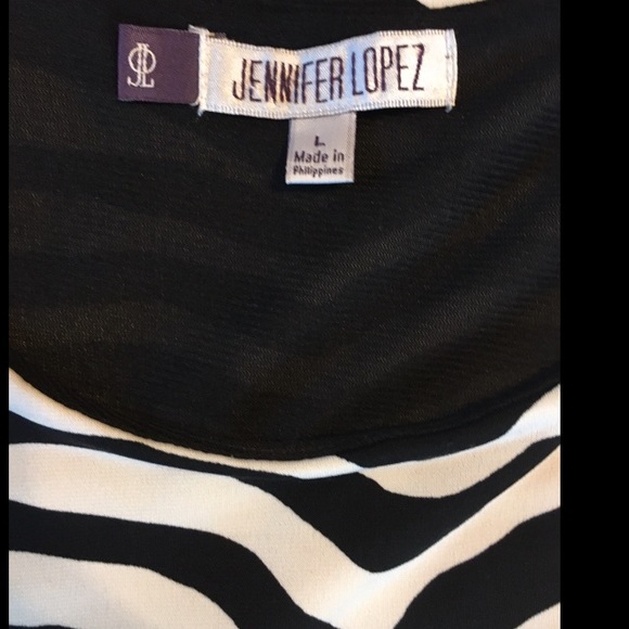 NWT! Jennifer Lopez zebra print dress - Picture 6 of 12